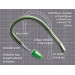 Крючок Korda Kaptor Kurv Shank Hook №6 Weed
