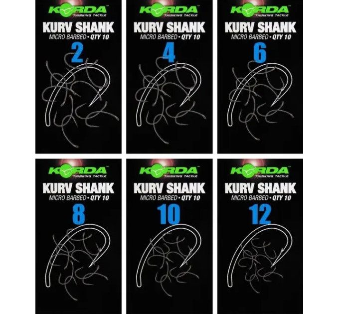 Крючок Korda Kurv Shank Hook №8