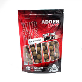 Бойлы Adder Carp Boilies Avid 16 mm 200 g GLM Mussell / Мидия