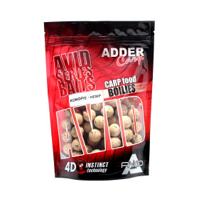 Бойлы Adder Carp Boilies Avid 16 mm 200 g Hemp / Конопля
