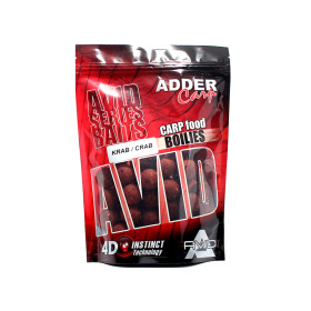 Бойлы Adder Carp Boilies Avid 18 mm 200 g Crab / Краб