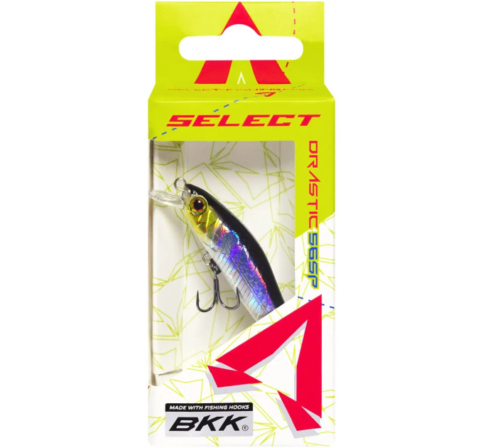 Воблер Select Drastic 56SP 56mm 3.1g #08 (0.7-1.0m)