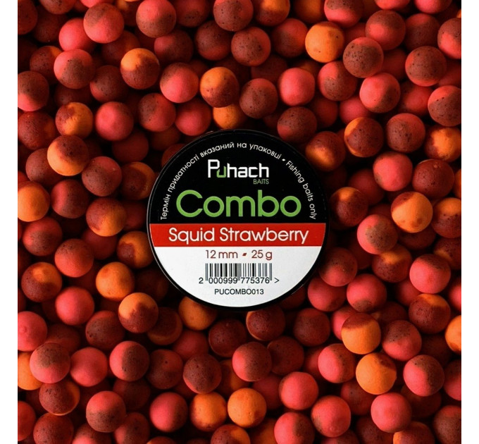 Puhach Baits Combo 15 mm - Squid Strawberry