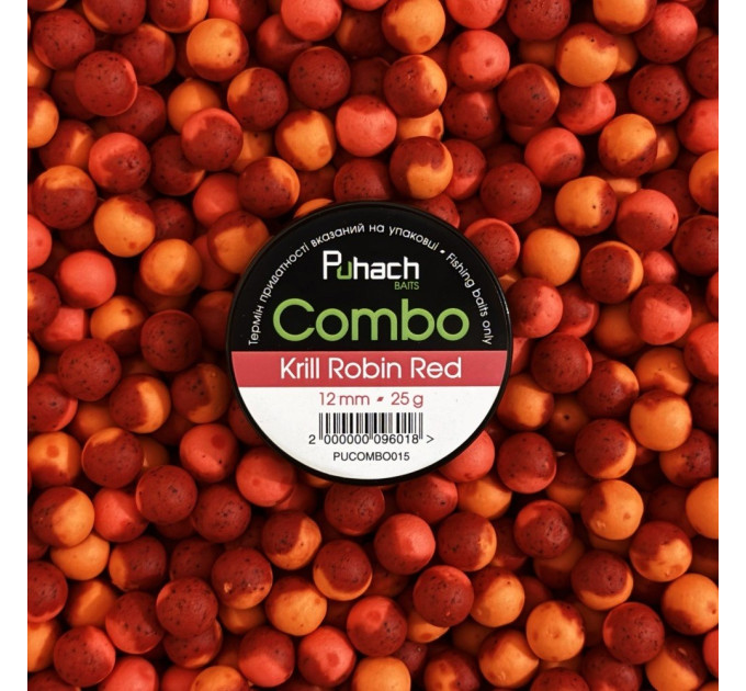 Puhach Baits Combo 15 mm - Krill Robin Red