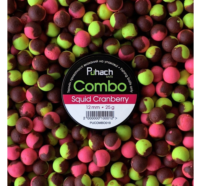 Puhach Baits Combo 15 mm - Squid Сranberry