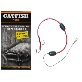Проф Монтаж Плаваючий повідець Catfish для лову сома (2 гачки)