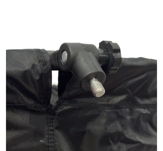 Садок Carp Line Black 2.0м черные алюминиевые кольца, черная прорезиненная сетка, резьба с регулировкой под колышек