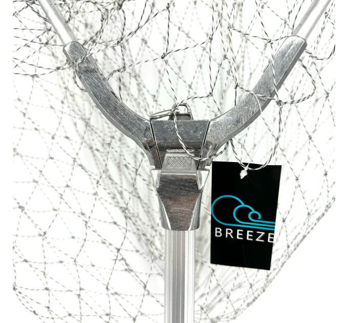 Подсак BREEZE CS-360210-QP треугольный 60см, кордовая сетка, черная телескоп ручка