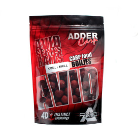 Бойлы Adder Carp Boilies Avid 18 mm 200 g Krill / Криль