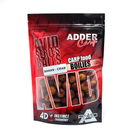 Бойлы Adder Carp Boilies Avid 24 mm 200 g Banan-Crab / Банан-Краб
