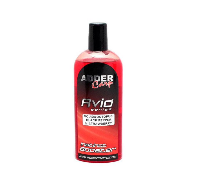 ADDER CARP Avid BOOSTER 300ml Squid&Octopus-Strawberry / Кальмар&Осьминог-Клубника