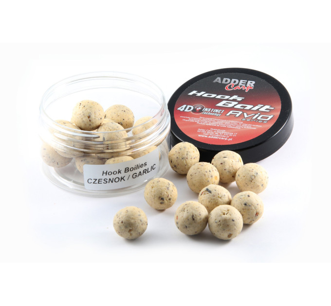 Бойлы Adder Carp Hook Boilies Avid 16 mm 100 ml Garlic / Чеснок