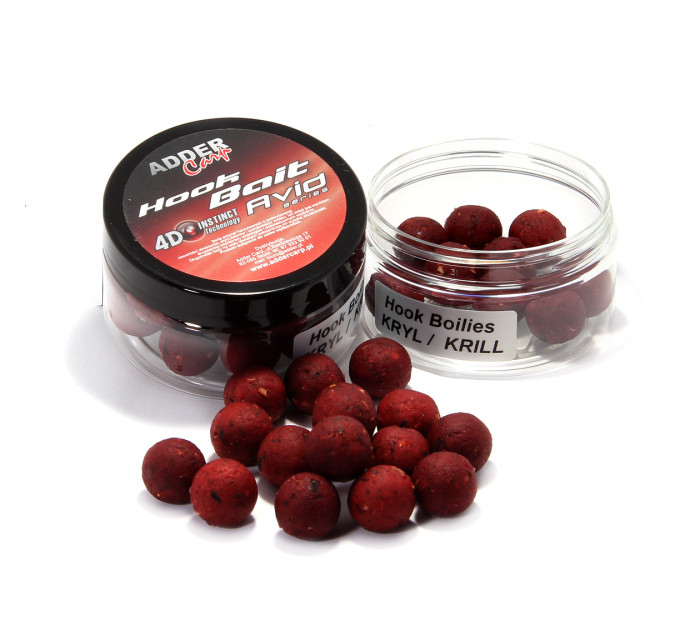 Бойли Adder Carp Hook Boilies Neutral Balance Avid 14-16 mm 100 ml Krill / Кріль