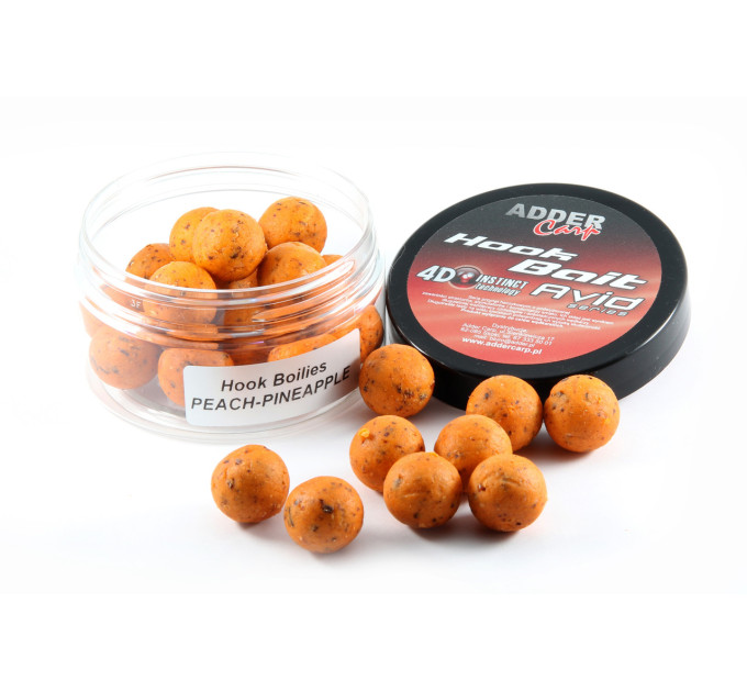 Бойли Adder Carp Hook Boilies Neutral Balance Avid 14-16 mm 100 ml Peach&Pineapple