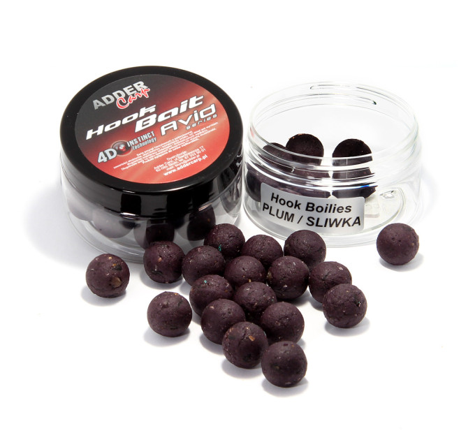 Бойли Adder Carp Hook Boilies Neutral Balance Avid 14-16 mm 100 ml Plum / Слива
