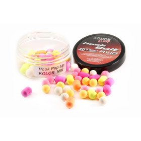 Бойлы Adder Carp Hook Boilies Avid Pop-Up 10 mm Color MIX / Колор микс