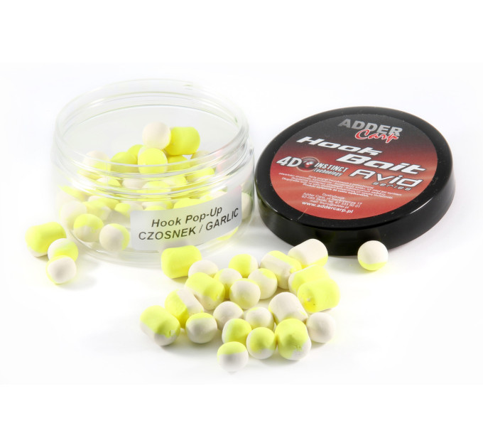 Бойлы Adder Carp Hook Boilies Avid Pop-Up 10 mm Garlic / Чеснок