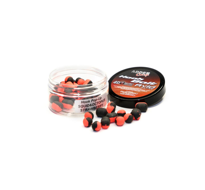 Бойлы Adder Carp Hook Boilies Avid Pop-Up 10 mm Squid&Octopus-Strawberry / Кальмар&Осминог-Клубника