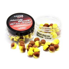 Бойлы Adder Carp Hook Boilies Avid Pop-Up 14 mm Banan-Crab / Банан-Краб