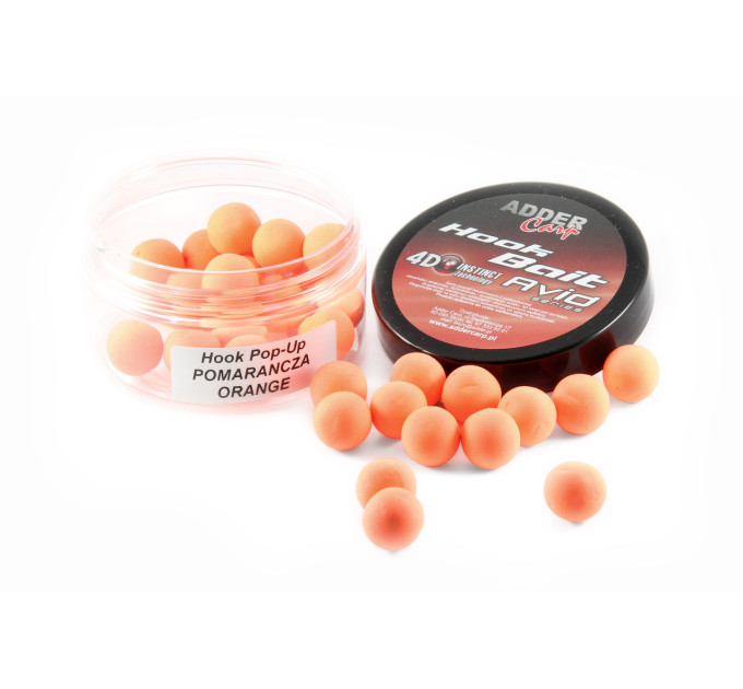 Бойлы Adder Carp Hook Boilies Avid Pop-Up 14 mm Orange / Апельсин