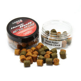 Пеллетс ADDER CARP Hook Pellet Avid 12 mm 100 ml Banan-Crab / Банан-Краб