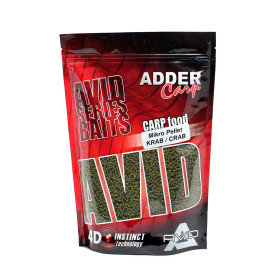 Пеллетс ADDER CARP Mikro Pellet 300 gr 2 mm Crab / Краб