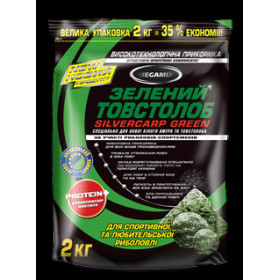 Прикормка Megamix ЗЕЛЕНЫЙ ТОЛСТОЛОБ 2кг