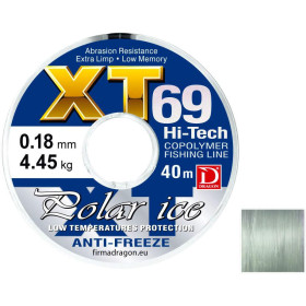 Леска DRAGON XT-69 Hi-Tech Polar Ice 40m 0.12