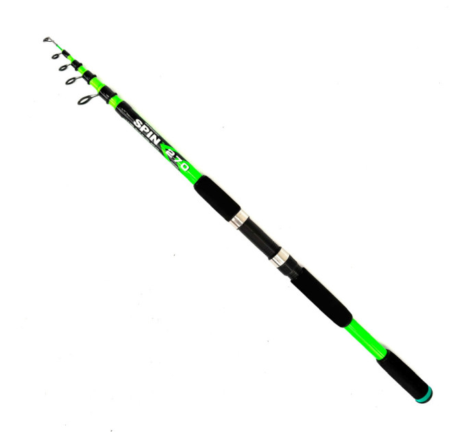 Удилище спиннинговое Apache Spin Green 2.4m 60-120g