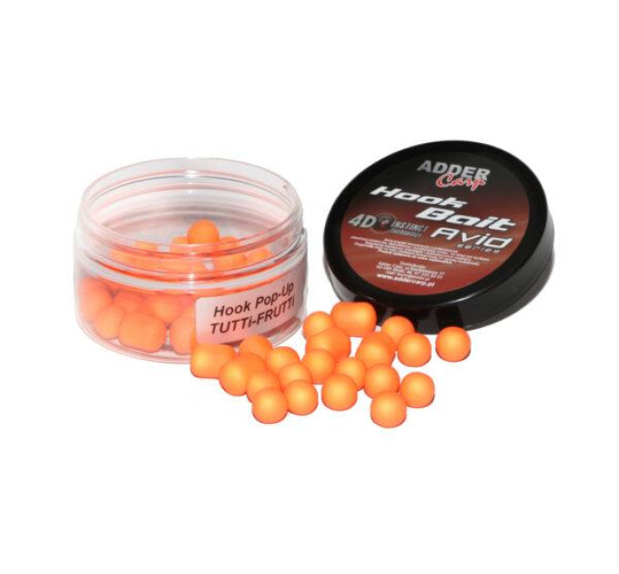 Бойлы Adder Carp Hook Boilies Avid Pop-Up Dumbell 8/10 mm Tuti-Fruti / Тути-Фрути