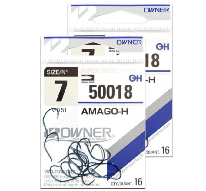 Гачок OWNER Amago-H №08 50018-08