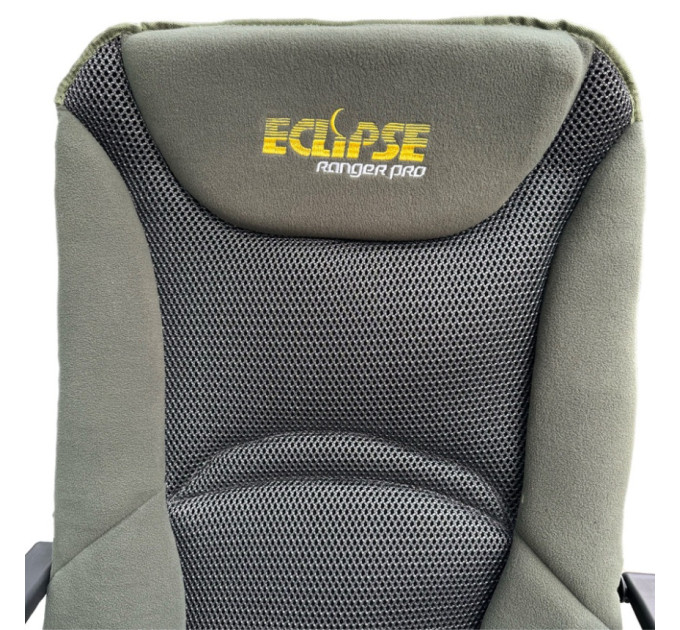 Крісло Eclipse Ranger Pro 1010-W складне з підлокотником, з флісом і сітккою, 4 ноги регулюються