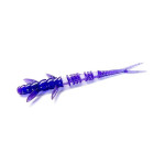 Силикон FishUp Flit 3" (8pcs.), #060-Dark Violet/Peacock & Silver