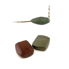 Паста вольфрамовая FOX HI-SG Tungsten Putty - Brown/Green 18g per tube
