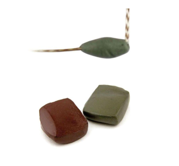 Паста вольфрамова FOX HI-SG Tungsten Putty - Brown/Green 18g per tube