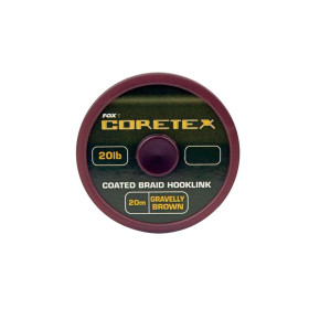 Поводковый материал FOX Coretex 15lb Gravelly Brown
