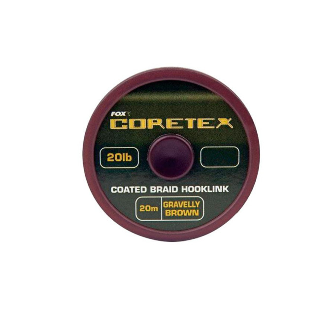 Поводковый материал FOX Coretex 15lb Gravelly Brown