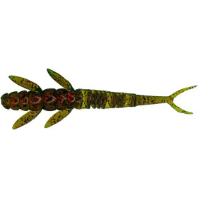 Силикон FishUp Flit 2" (9pcs.), #019-Motor Oil/Red