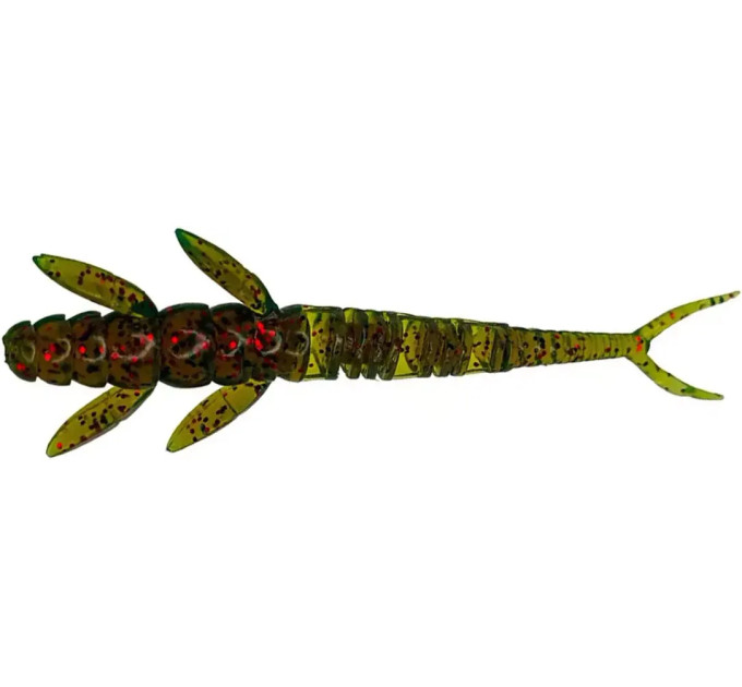 Силикон FishUp Flit 2" (9pcs.), #019-Motor Oil/Red