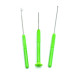 Набор карповый: иголка, сверло, крючек зеленая ручка Needle Combo Set 'GZ-04'