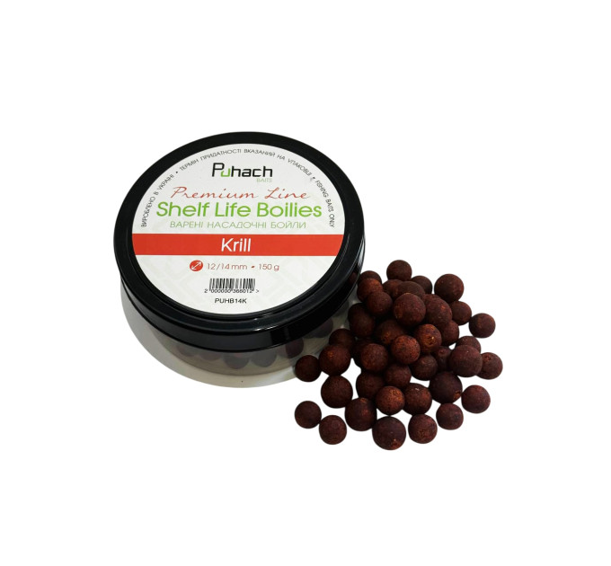 Puhach Baits Premium Line Shelf Life Boilies 16/20 mm - Krill