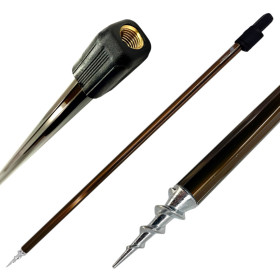 Підставка Carp Line колышек телескоп 1.2m Brown Screw Bankstick