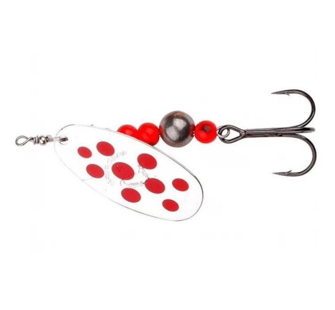 Блешня Savage Gear Caviar Spinner #3 9.5 g 04-Fluo Orange & Silver