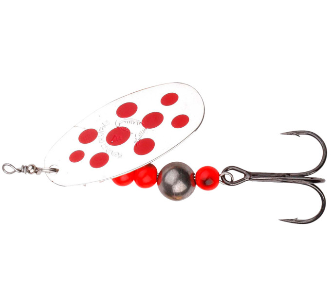 Блешня Savage Gear Caviar Spinner #3 9.5 g 04-Fluo Orange & Silver