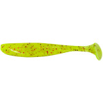 Силикон Keitech Easy Shiner 4" (7 шт/упак) ц:pal#01 Chartreuse Red Flk