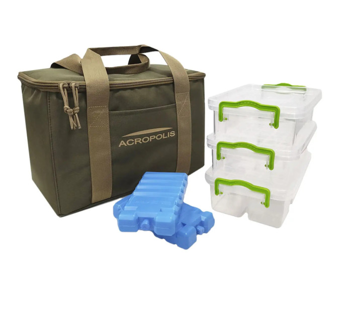 ACROPOLIS Термосумка туристическая укомплектованая 16л ТСТ-4у