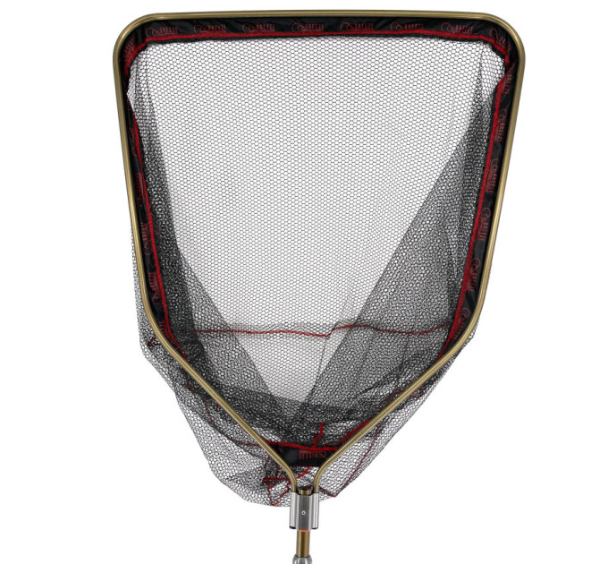 Подсак Breeze HY-360170-GJ пятиугольная цельная голова 60 см, прорезиненная сетка, телескоп ручка 1.7m