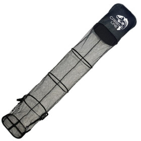 Садок Carp Line Black 2.5м черные алюминиевые кольца, черная прорезиненная сетка, резьба с регулировкой под колышек