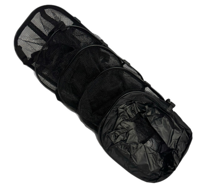 Садок Carp Line Black 3.5м чорні алюмінієві кільця, чорна прогум. сітка, різьба з регулюв. під кілок