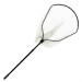 Подсак Breeze HY-160160-QP пятиугольная цельная голова 60 см, кордовая сетка, черная телескоп ручка 1.8m